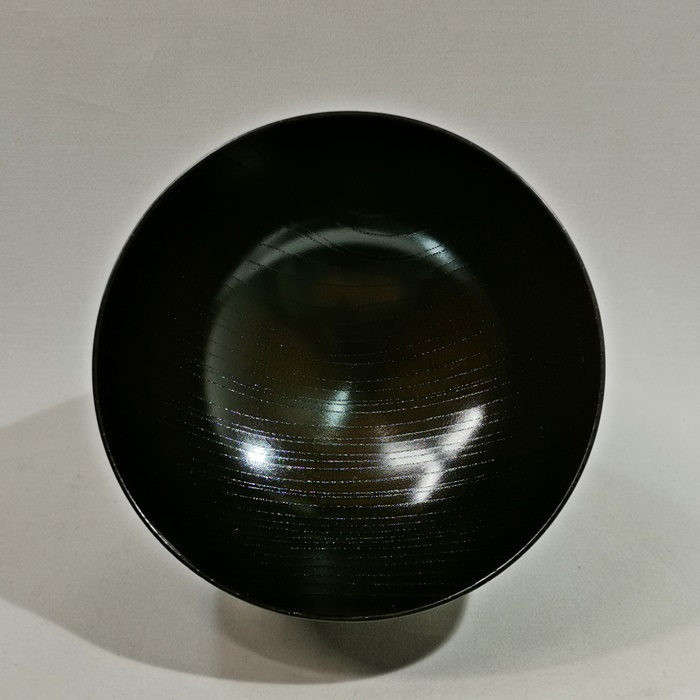 欅　切立3.8汁椀（拭漆・赤摺・黒摺）　山中漆器 日本製の画像