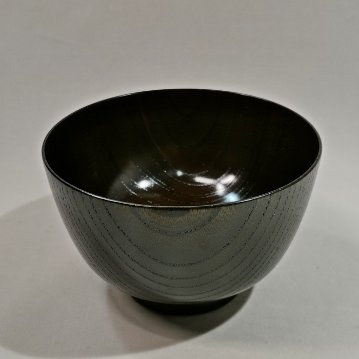 欅　切立3.8汁椀（拭漆・赤摺・黒摺）　山中漆器 日本製の画像