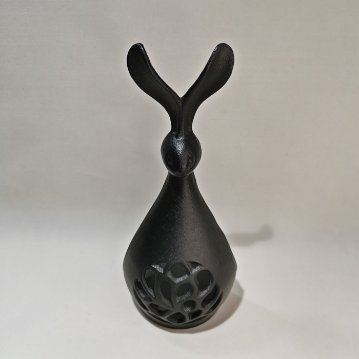 岩鋳　南部鐵器　キャンドルスタンド　うさぎの画像