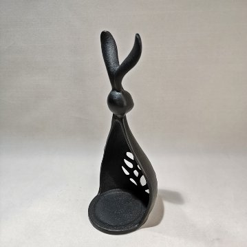 岩鋳　南部鐵器　キャンドルスタンド　うさぎの画像