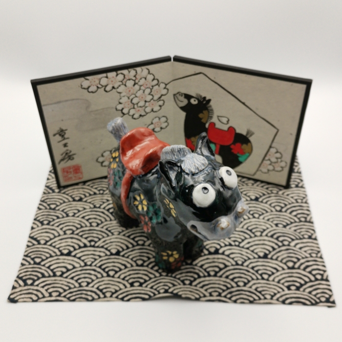 童工房　干支・午　置物　屏風・マット付の画像