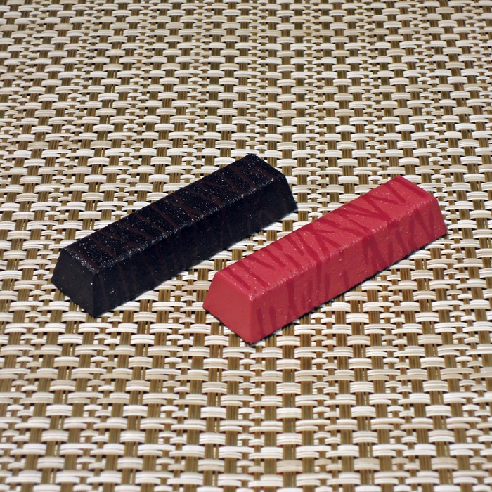 津軽塗 唐塗貝入 夫婦箸・箸置セットの画像