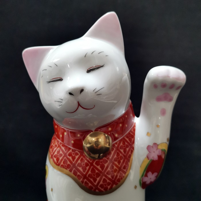 有田　其泉窯　ｍｉｗ（親）撫子　置物の画像