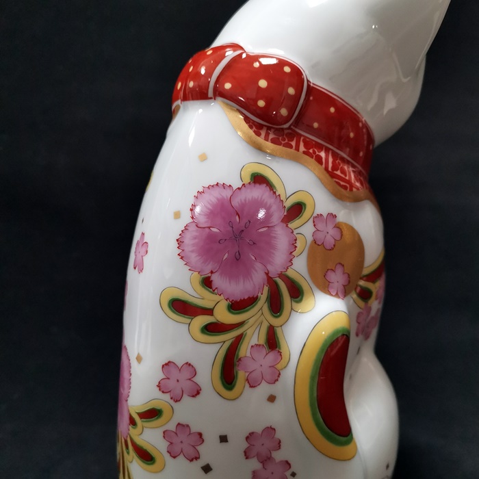 有田　其泉窯　ｍｉｗ（親）撫子　置物の画像