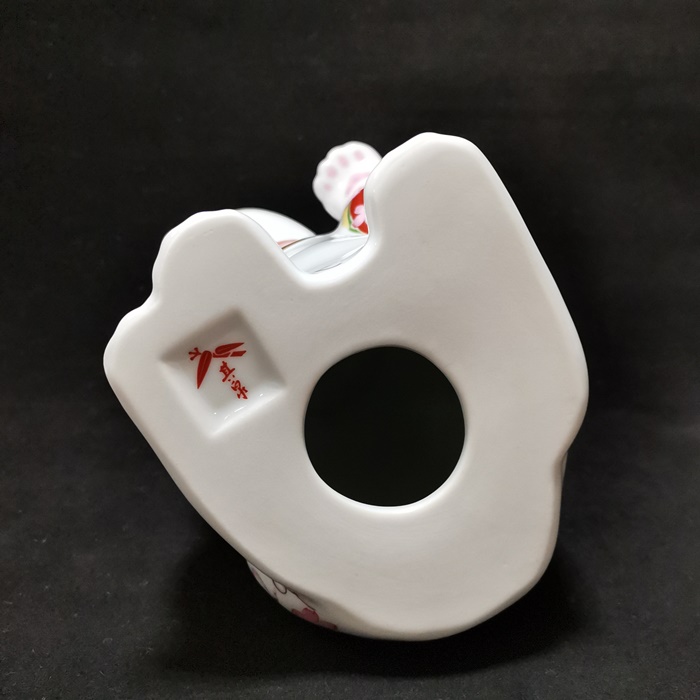 有田　其泉窯　ｍｉｗ（親）撫子　置物の画像