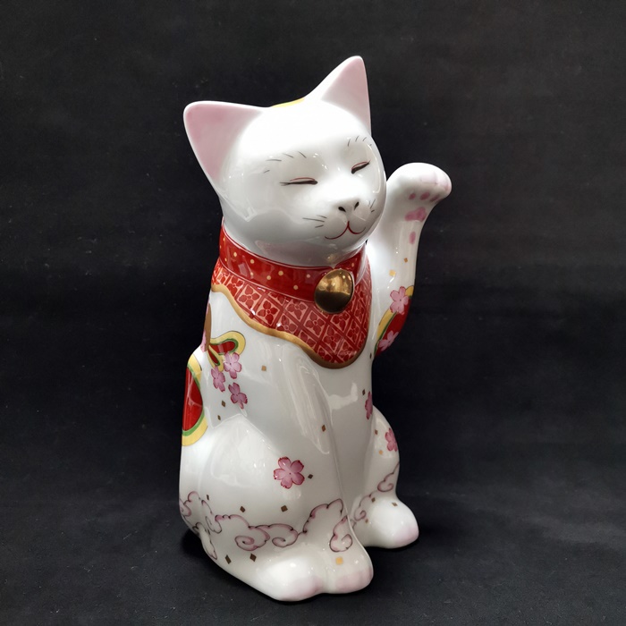 有田　其泉窯　ｍｉｗ（親）撫子　置物の画像
