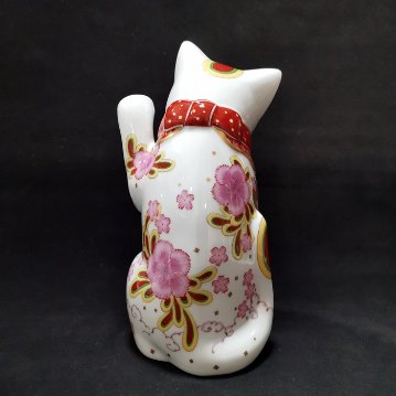 有田　其泉窯　ｍｉｗ（親）撫子　置物の画像
