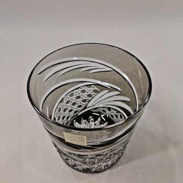 KAGAMI　江戸切子ロックグラス〈舞〉青墨　280㎖の画像