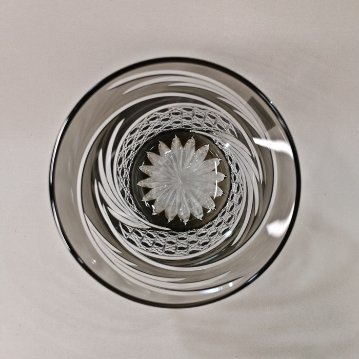KAGAMI　江戸切子ロックグラス〈舞〉青墨　280㎖の画像