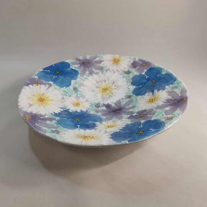 工房ゆずりは　花友禅　パスタ皿の画像