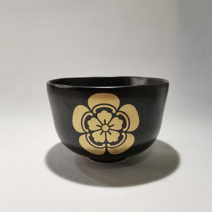 戦国武将家紋茶碗　織田信長　ポチ袋付の画像