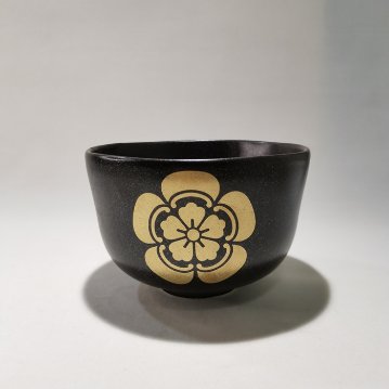 戦国武将家紋茶碗　織田信長　ポチ袋付の画像