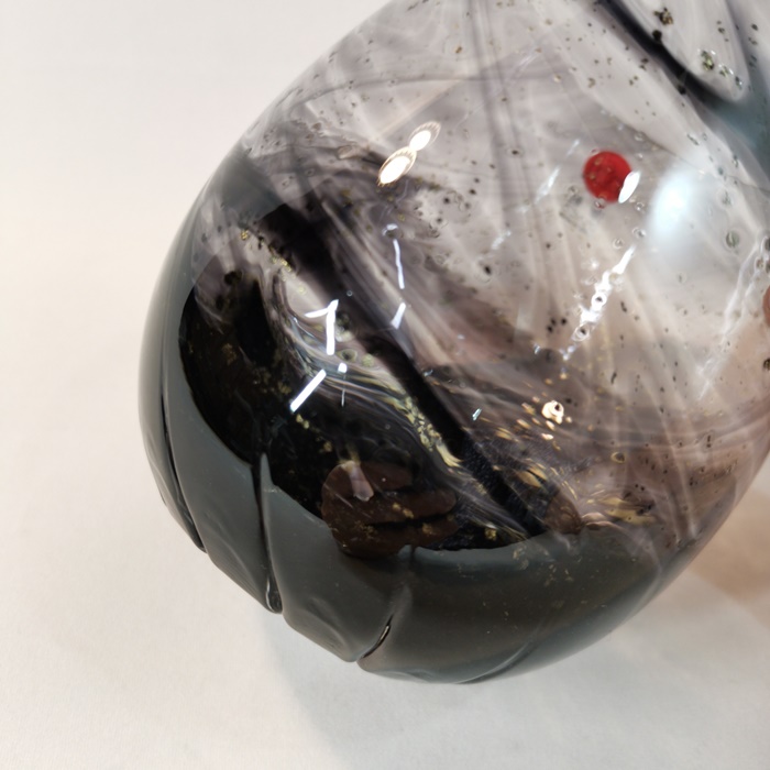 津軽びいどろ　ねぶたあかり　ロックグラス 墨sumiの画像