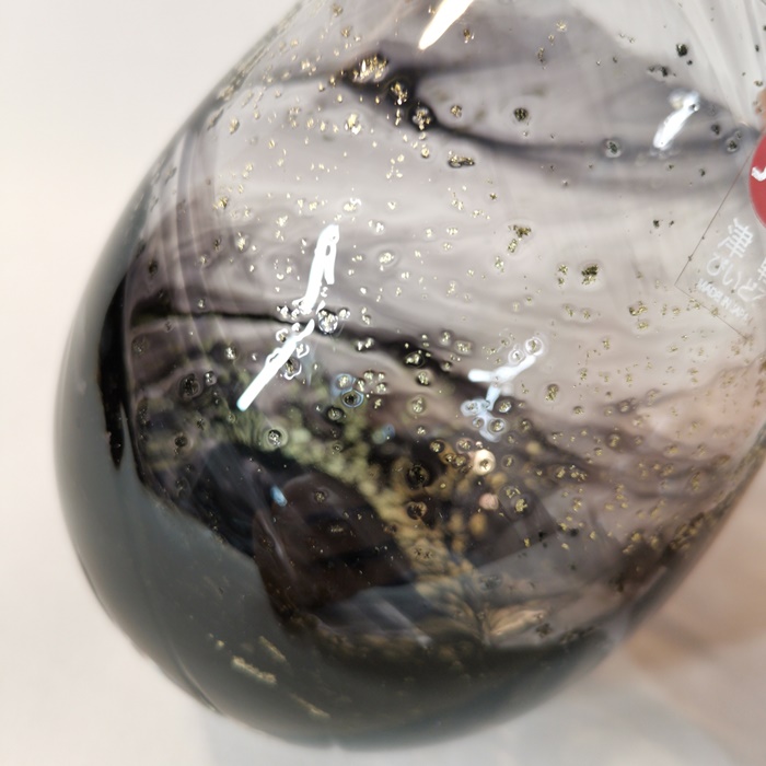 津軽びいどろ　ねぶたあかり　ロックグラス 墨sumiの画像