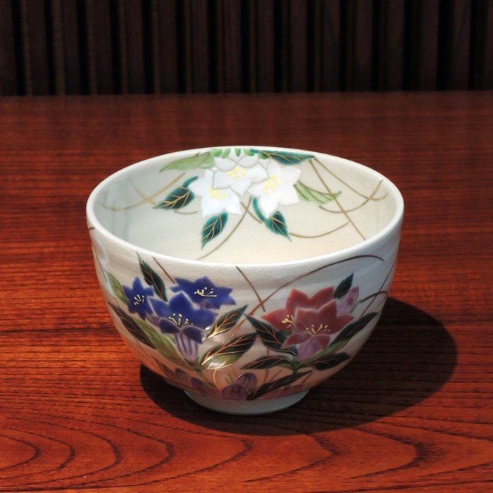 抹茶碗　御本　りんどう　水出宗絢作の画像
