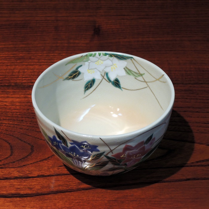 抹茶碗　御本　りんどう　水出宗絢作の画像