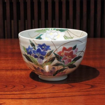 抹茶碗　御本　りんどう　水出宗絢作の画像