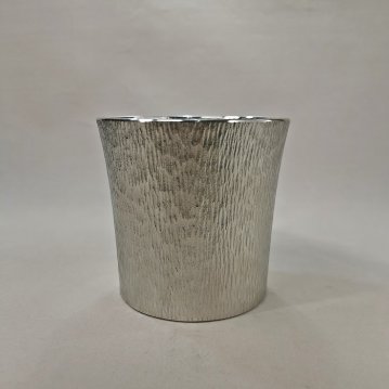 タンブラー　ファンネル(中)　本錫　伝統的工芸品「大阪浪華錫器」　310㏄の画像