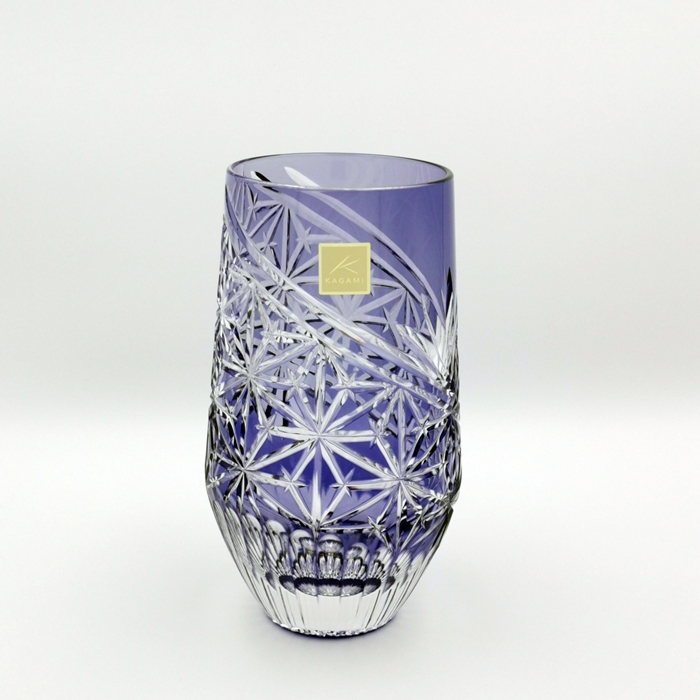 KAGAMI　江戸切子タンブラー〈麻の葉〉の画像