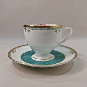 ナルミ　【カレス】復刻　コーヒー碗皿（１客）　ボーンチャイナの画像