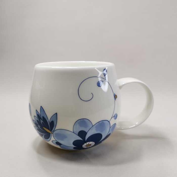 NARUMI　MILANO DUO〈ミラノ デュオ〉 バルーンマグ(1客)　BONE CHINAの画像
