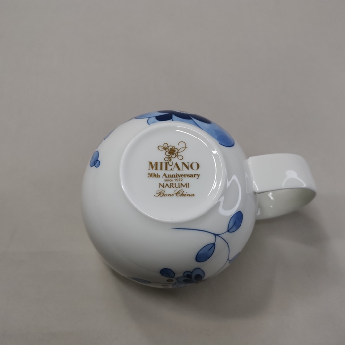 NARUMI　MILANO DUO〈ミラノ デュオ〉 バルーンマグ(1客)　BONE CHINAの画像