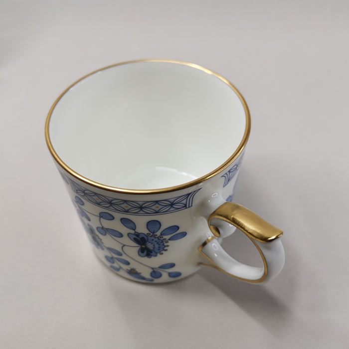 NARUMI　MILANO〈ミラノ〉 メッシュコーヒー碗皿(1客)　BONE CHINAの画像