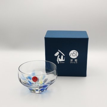 津軽びいどろ　酒器仙　海の灯　130㎖の画像