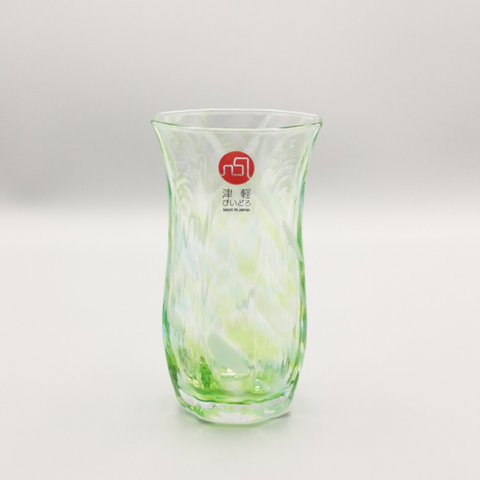 津軽びいどろ　酒器仙　常の緑　105㎖の画像