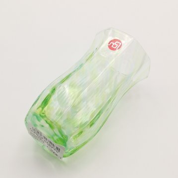 津軽びいどろ　酒器仙　常の緑　105㎖の画像