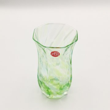 津軽びいどろ　酒器仙　常の緑　105㎖の画像