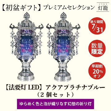 【夏ギフト2025】〈LED〉アクアプラチナブルーの画像
