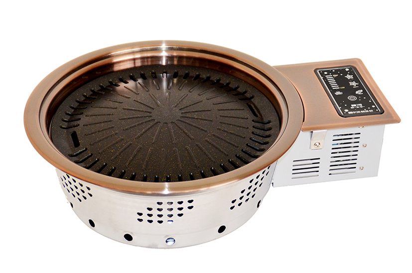 【電気】銀河ロースター丸型 200V / 1000*800 / 45K-R見付 / フタ無しの画像