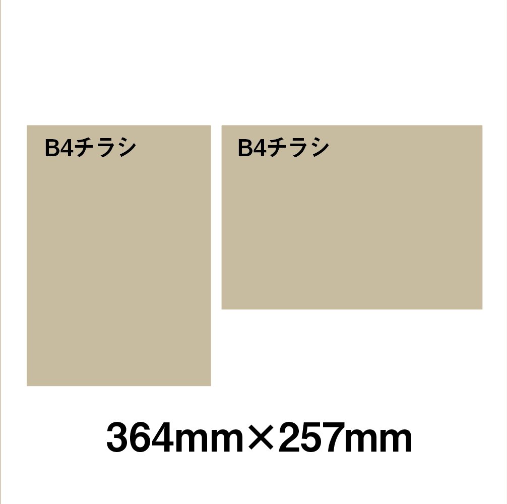 B4チラシの画像