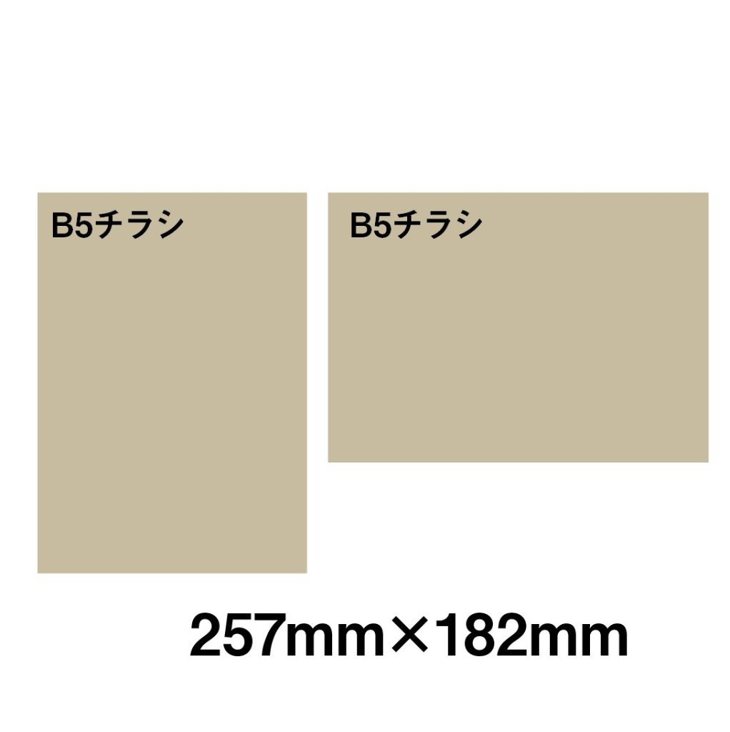 B5チラシの画像