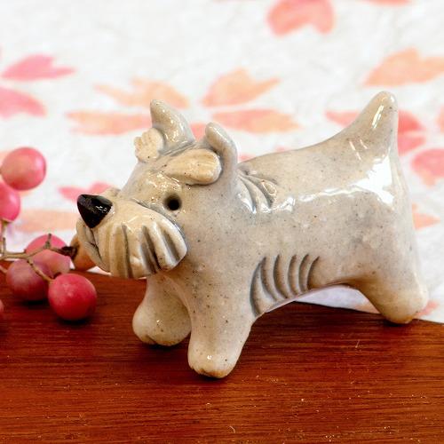 豆屋　箸置き（ミニチュアシュナウザー）の画像
