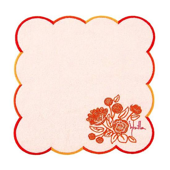 シビラ　ミニタオルハンカチ（花刺繍）の画像