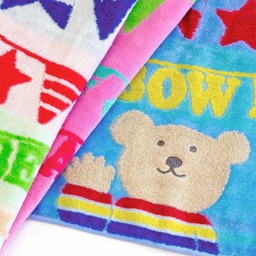 レインボーベア　ウォッシュタオル（フラッグ）画像