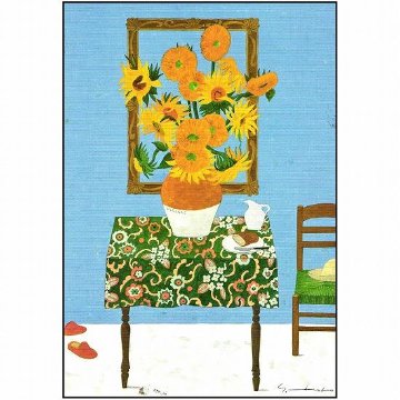 マツモトヨーコ　ポストカード（画家の部屋）の画像