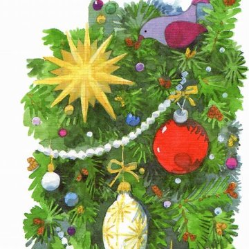 三好貴子 ポストカード（クリスマスオーナメント）の画像