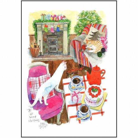 三好貴子 ポストカード（アットホーム　クリスマス）の画像
