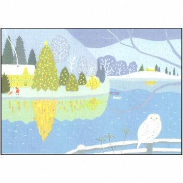 ひらいみも ポストカード（子ブタとシロフクロウ）の画像