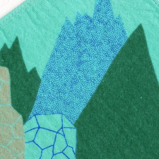 moritaMiW　モコモコ動物ハンカチ（氷原シロクマ）の画像