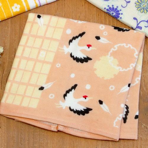 さいか　ガーゼハンカチタオル（鶴の恩返し）の画像