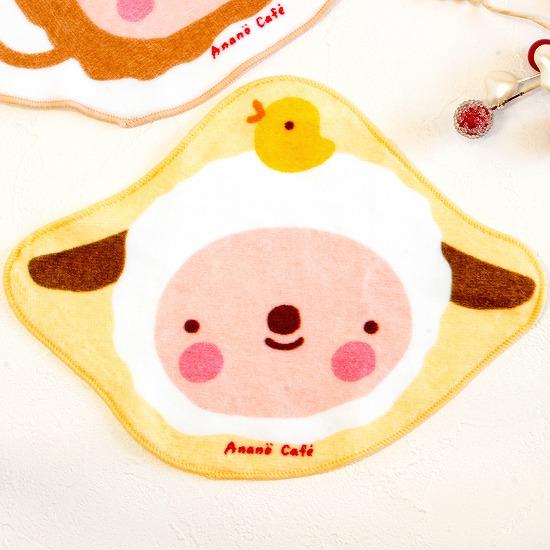 Anano cafe ダイカットタオルハンカチ（シープ）の画像