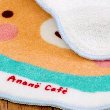 Anano cafe ダイカットタオルハンカチ（ベア）画像