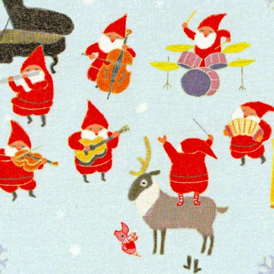 ひらいみも ポストカード（サンタたち：奏でるクリスマス）の画像