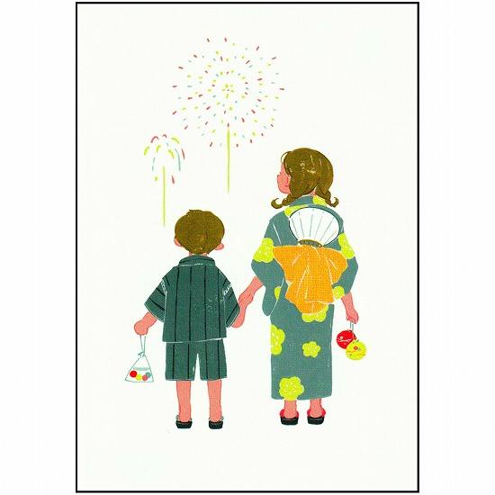 北原明日香 ポストカード（花火）の画像