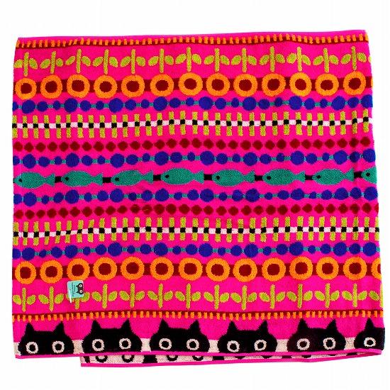 マタノアツコ　バスタオル（MEMEお気に入り）ピンクの画像