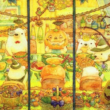 ちっぷ ポストカード（ハロウィーンの夜）の画像